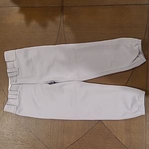 Mizuno light grey womens softball pants size small